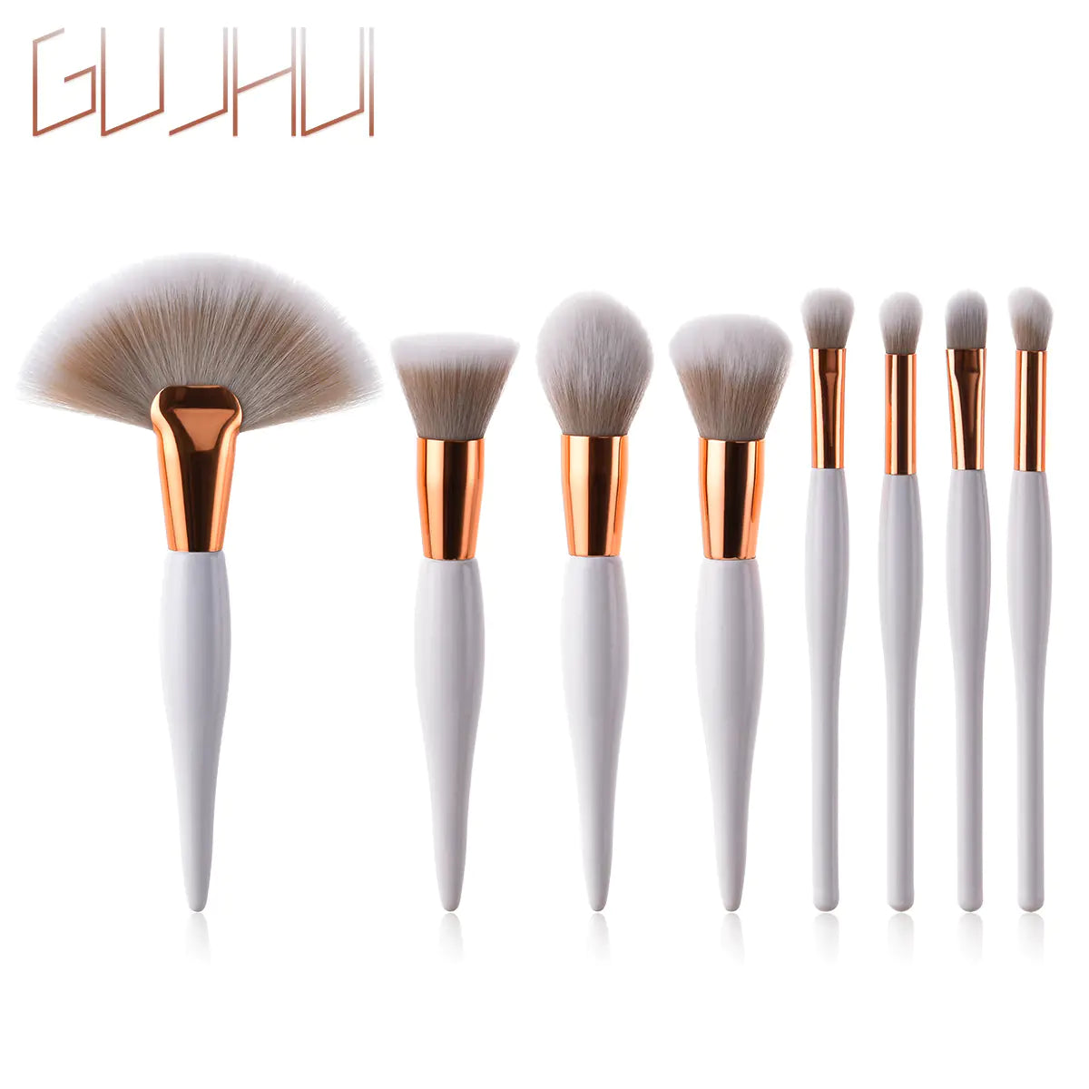 The Professional Touch: 8-Piece Essential Makeup Brush Set