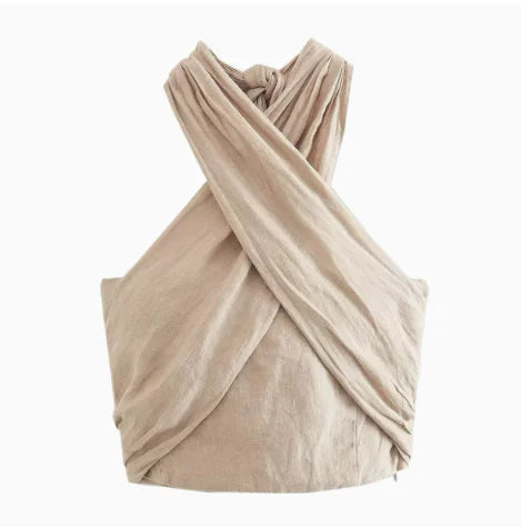 The Effortless Muse: Premium Linen Jacket & Wide-Leg Pants Set