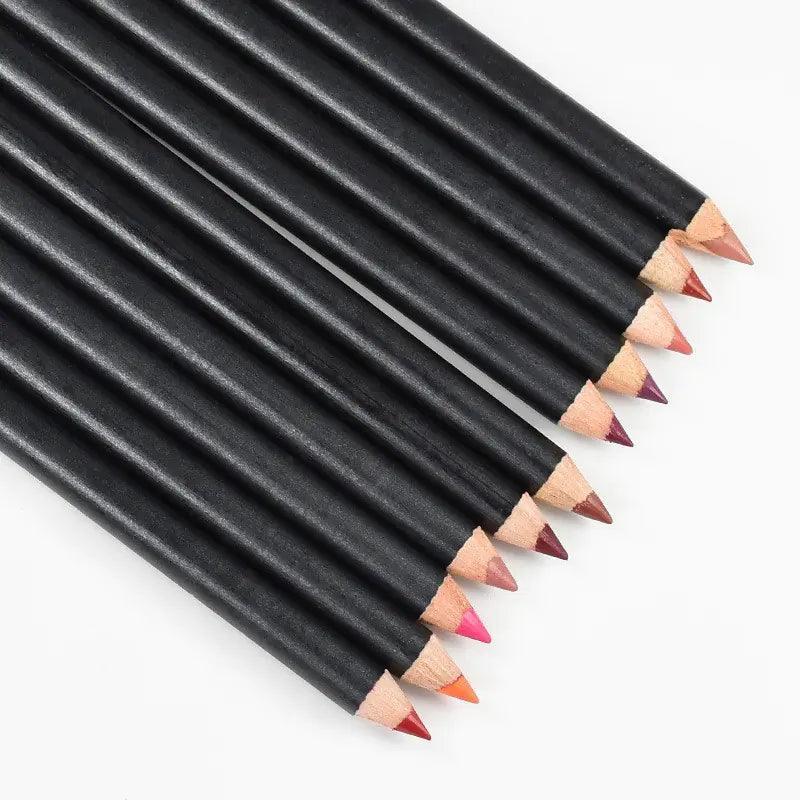 The Full Spectrum Pout: 12-Piece Waterproof Lip Liner Set