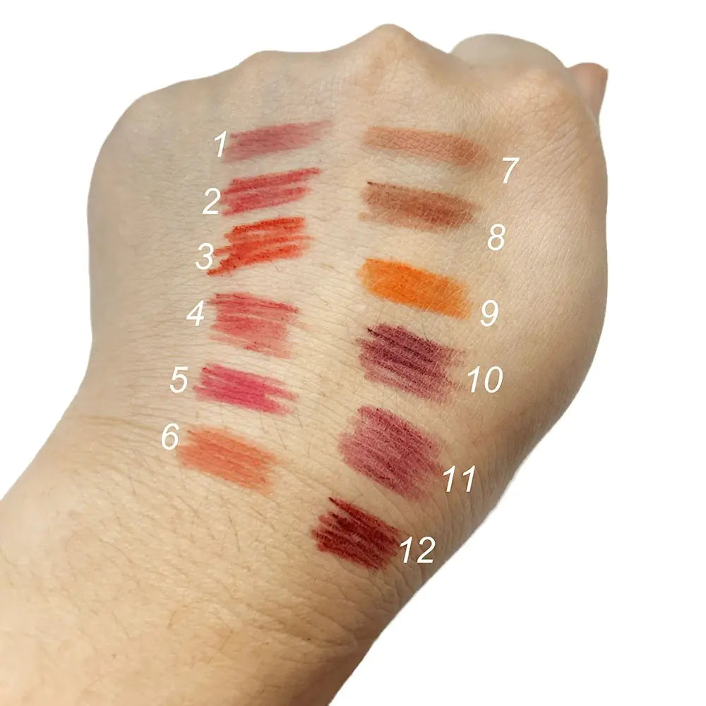 The Full Spectrum Pout: 12-Piece Waterproof Lip Liner Set